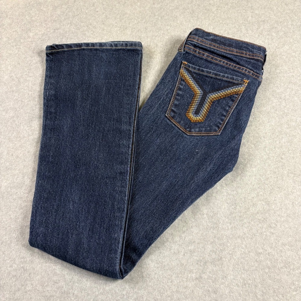 Citizens of Humanity Ingrid Flare Jeans Venetian 164 Dark Wash Low Rise 26 28x32 - Picture 12 of 16